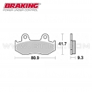 Plaquette de frein BRAKING Sintered - 940CM44 Sch&eacute;ma