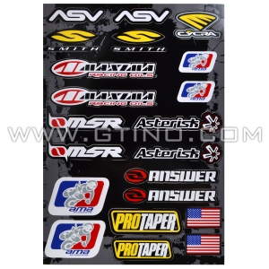 Planche Stickers A3 - Divers Sponsors