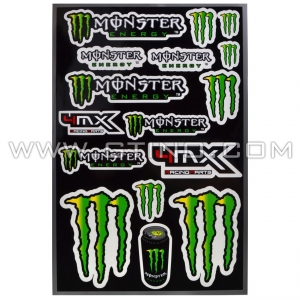 Planche Stickers A3 - MONSTER