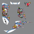 Kit d&eacute;co GTINO 'Bombing White" GTKDSU-309 - Suzuki LTZ 400