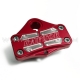 Pontet de guidon en aluminium anodisé RED - YAMAHA YFM RAPTOR 700