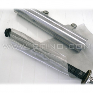 Toile inox tress&eacute;e pour silencieux