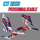 Kit d&eacute;co complet "BLUESTAR" et personnalisable pour quad YAMAHA YFM 350 RAPTOR