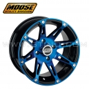 Jante quad MOOSE UTILITY DIVISION type 387X Blue 12x8 / 4+4