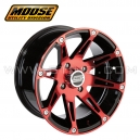 Jante quad MOOSE UTILITY DIVISION type 387X Red 12x8 / 4+4