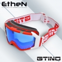 Masque de cross "GTINO Red/White" by Ethen