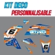 Kit déco "TROY LEE" pour quad KTM 450 SX / XC