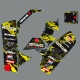 Kit déco "STAR BLACK" pour quad Suzuki LT 50