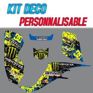 Kit d&eacute;co KEN BLOCK Jaune - LTZ /  KFX 400