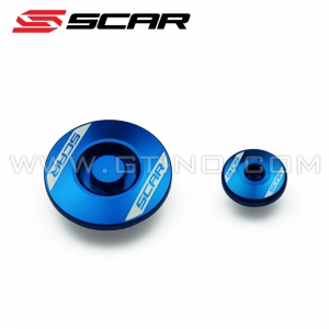 Bouchons de carter alu anodis&eacute; - SCAR