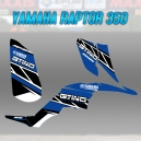 Kit d&eacute;co "YAM-60TH-BLUE" pour quad YAMAHA YFM Raptor 350
