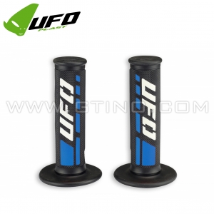 Poign&eacute;e UFO "TRAX GRIPS" | BLACK - BLUE