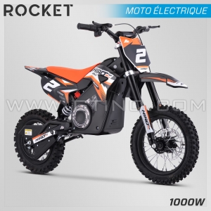 DIRT BIKE ENFANT &Eacute;LECTRIQUE | HIRO ROCKET 1000W | ORANGE