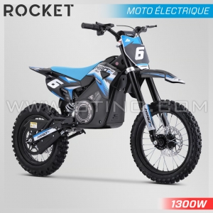 DIRT BIKE ENFANT &Eacute;LECTRIQUE | HIRO ROCKET 1300W | BLEU
