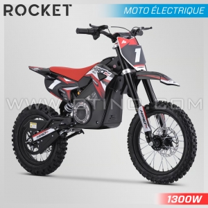 DIRT BIKE ENFANT &Eacute;LECTRIQUE | HIRO ROCKET 1300W | ROUGE