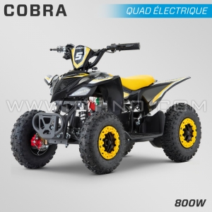 QUAD ENFANT &Eacute;LECTRIQUE | HIRO COBRA 800W | JAUNE