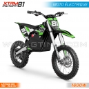 DIRT BIKE ENFANT &Eacute;LECTRIQUE | XTRM NRJ 1600W | VERT