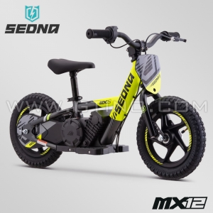 Draisienne &eacute;lectrique | SEDNA MX12 Gris/Jaune