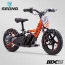 Draisienne &eacute;lectrique | SEDNA MX12 Gris/Orange