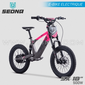E-BIKE | Draisienne &eacute;lectrique | SX18" PINK by SEDNA