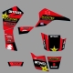 Kit déco Rockstar RED - Suzuki LT 80