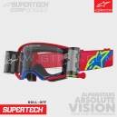 Masque ROLL-OFF "SUPERTECH" CORP | Red Blue | ALPINESTARS