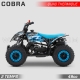QUAD ENFANT 49cc | HIRO COBRA 2T | BLEU