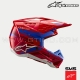 Casque SM5 | ACTION "Red & Blue" by ALPINESTARS