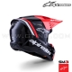 Casque SM3 | RADIUM "Black, Red & White" - ALPINESTARS