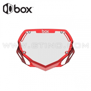 Plaque BOX TWO - Chrome Red / White : Mini & Cruiser