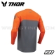 Maillot RIDEMODE MENACE - ANTHRACITE ORANGE | THOR (ENFANT)