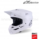 Casque SM3 | SOLID "White Glossy" - ALPINESTARS