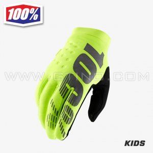 Gants BRISKER FLUO - 100% (ENFANT)
