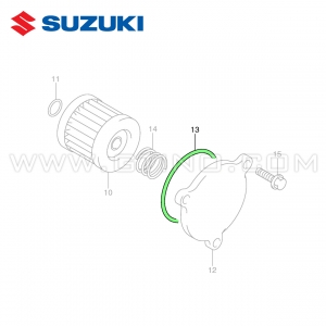 Joint O'Ring | Couvercle filtre &agrave; huile - SUZUKI