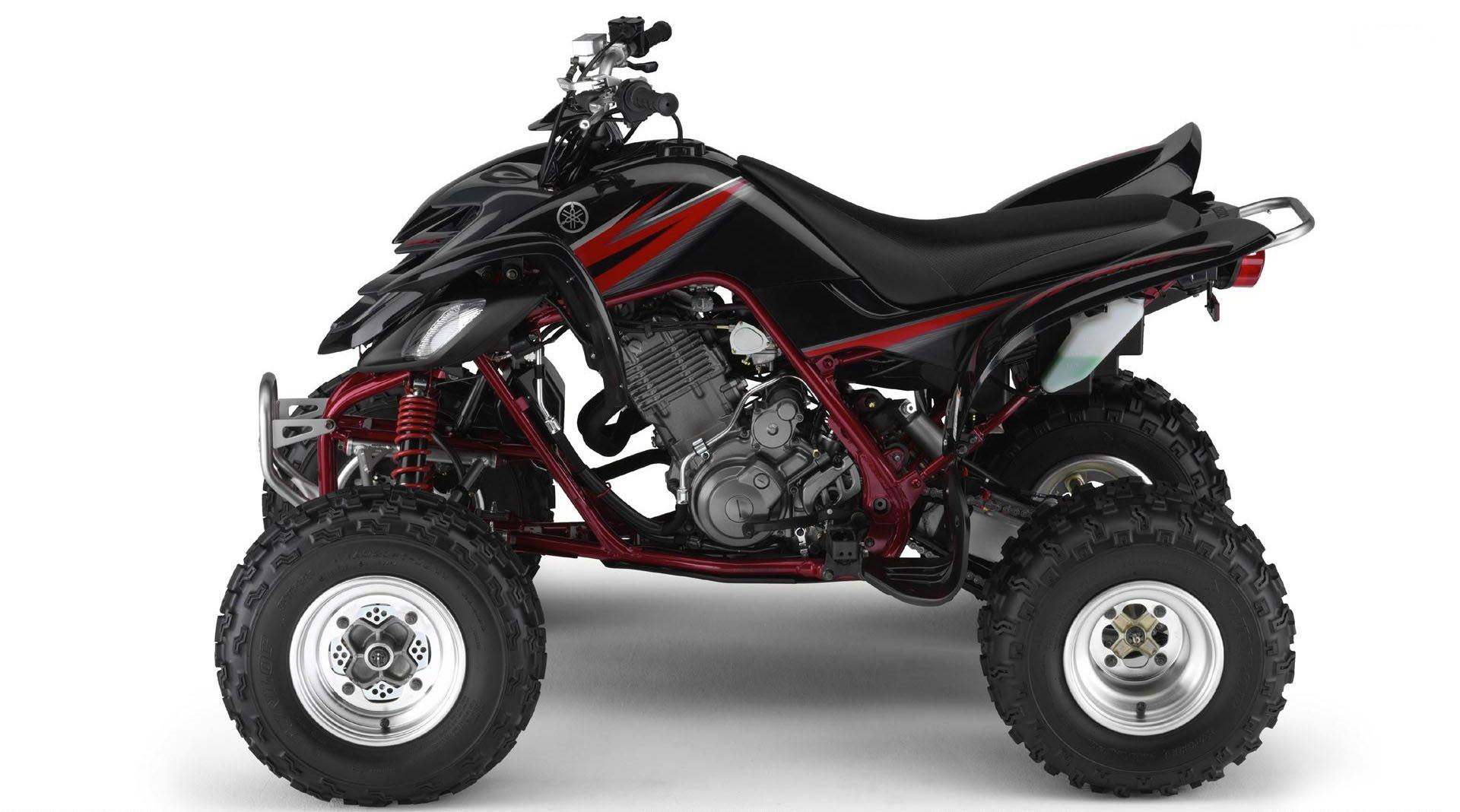 Kit déco pour quad Yamaha YFM RAPTOR 660 version noir et bordeaux Yamaha YFM RAPTOR 660